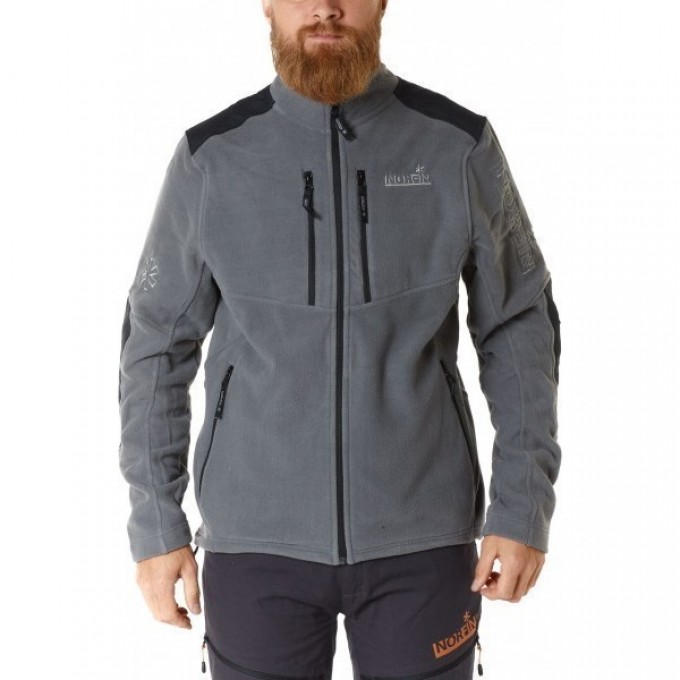 Джемпер флисовый NORFIN GLACIER GRAY 06 Р.xxxl 477106-XXXL