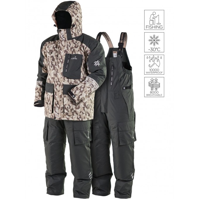 Костюм зимний NORFIN TORNADO PRO DESERT LE 01 р.S 409901-S Костюм зимний NORFIN TORNADO PRO DESERT LE 01 р.S 409901-S