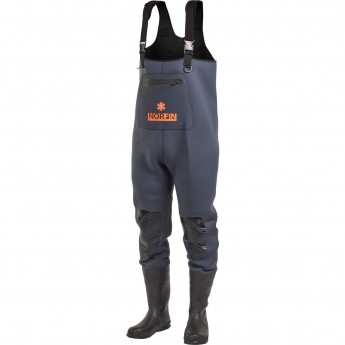 Полукомбинезон забродный NORFIN SHADOW NEOPRENE BOOTFOOT р.46-XXL с сапогами